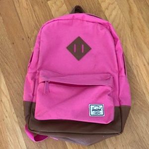 Mini pink Herschel backpack